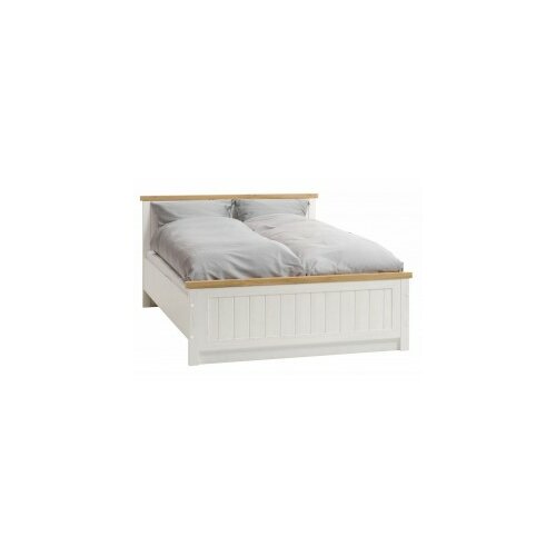 Ram kreveta postelo 140x200 hrast/bela Cene