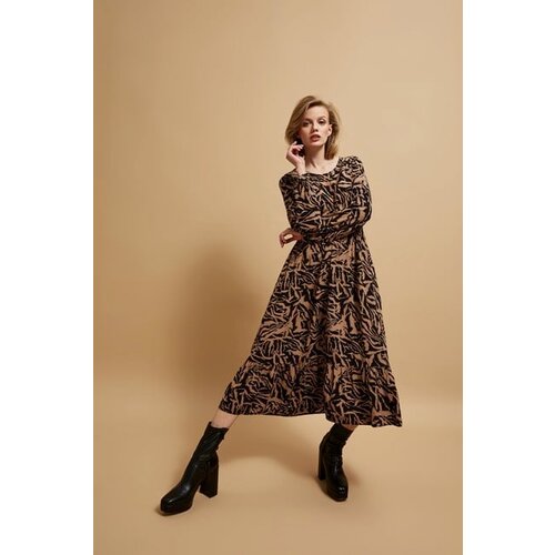 Moodo Midi dress with pattern Slike