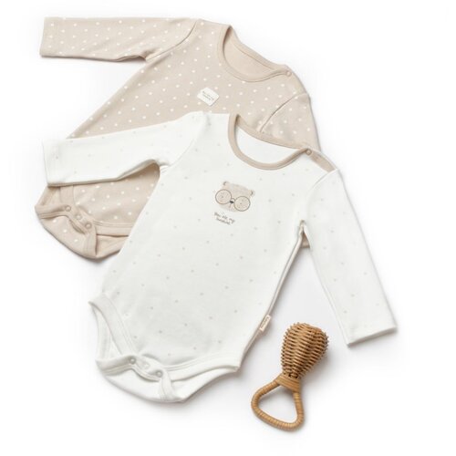 Baby Cosy bodi majica dugih rukava za bebe - bež Cene