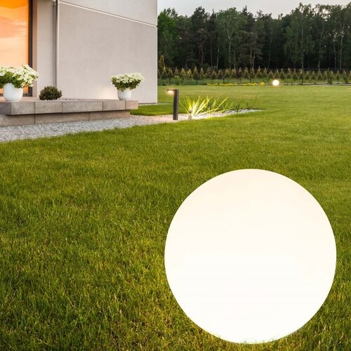  LED solarna lampa BALL, 3,7 V, 2000 mAh, prečnik 50 cm, IP65, bela Slike