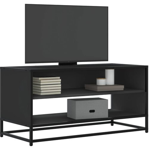vidaXL TV omarica črna 160x35x41 cm inženirski les in kovina Cene