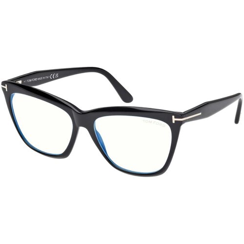 Tom Ford Ženski okvir za dioptrijske naočare Blue Block 0FT6064-B 156, Crni Cene