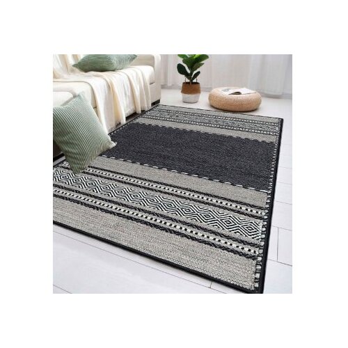Conceptum Hypnose Woosonıl132 whitegreyblack carpet (50 x 80) Slike