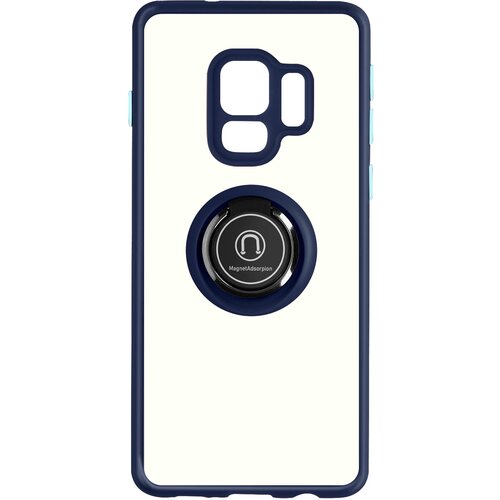 AVIZAR etui za samsung S9 z držalom za prstan, hrbtna stran proti prstnim odtisom, združljiv z magnetnim stojalom - modra, (20640336) Cene