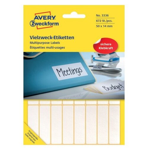 Avery Zweckform Etikete za označevanje 50 x 14 mm Slike