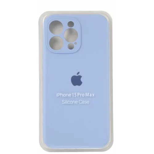  ORG Full Side Silicone Cover za iPhone 15 PRO Max svijetlo plava