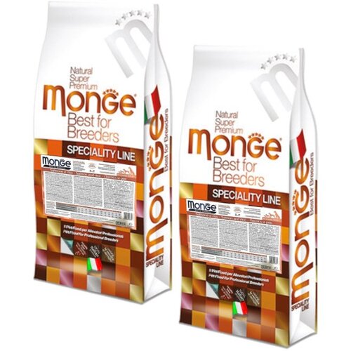 Monge Hrana za pse sa ukusom pačetine i krompira Best For Breeders Bwild Grain Free, Adult, Duck, 15kg Slike