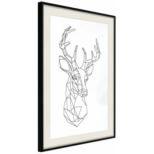  Poster - Minimalist Deer 20x30