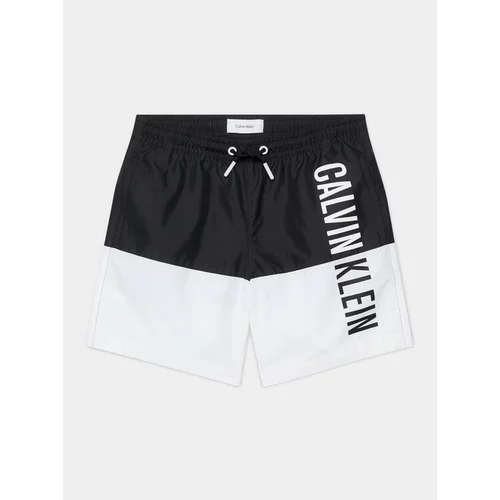 Calvin Klein Swimwear Kopalne hlače KV0KV00038 Črna Regular Fit