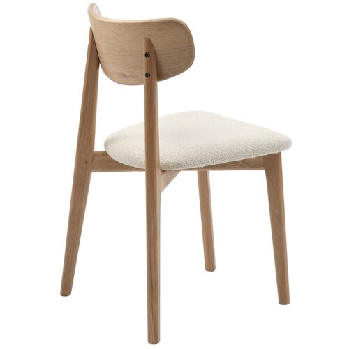Unique Furniture Kremno bel/naraven jedilni stol Elim &amp;ndash; Slike