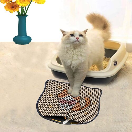 WALLXPERT Kdkafa0148 multicolor cat litter mat Cene