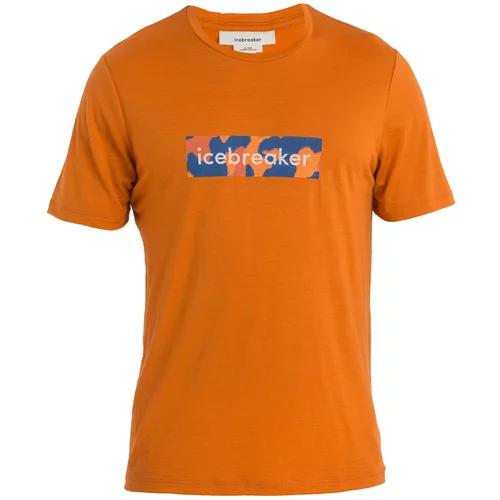 ICEBREAKER Funkcionalna majica 'Natural' temno oranžna