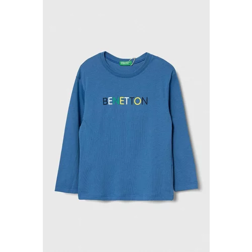 United Colors Of Benetton Otroška bombažna majica z dolgimi rokavi