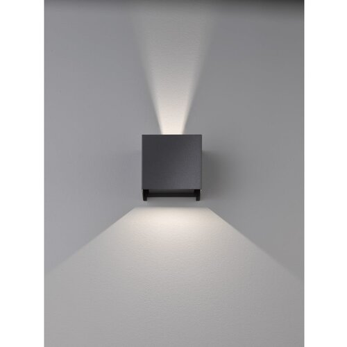 Fischer & Honsel Črna LED stenska svetilka – Fischer & Honsel Cene