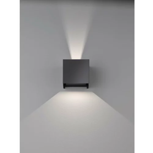 Fischer & Honsel Črna LED stenska svetilka – Fischer & Honsel