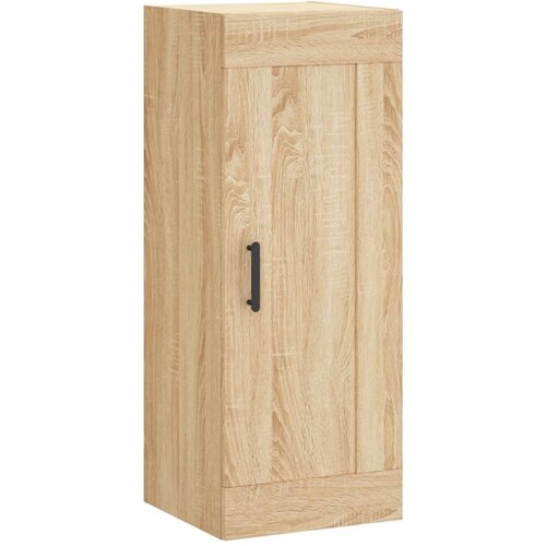  Visoka komoda hrasta sonome 34,5x34x180cm od konstruiranog drva Slike