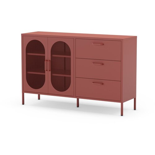 Marckeric Opečnato oranžna komoda 140x90 cm Diora &amp;ndash; Slike