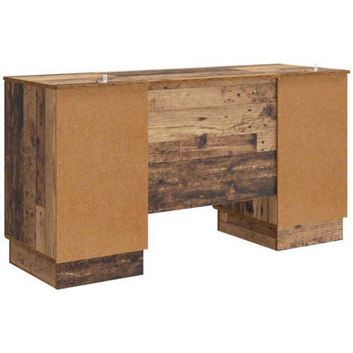  Stol s policom Staro drvo 142 5 x 50 x 75 cm Konstruirano drvo - Staro drvo Cijene