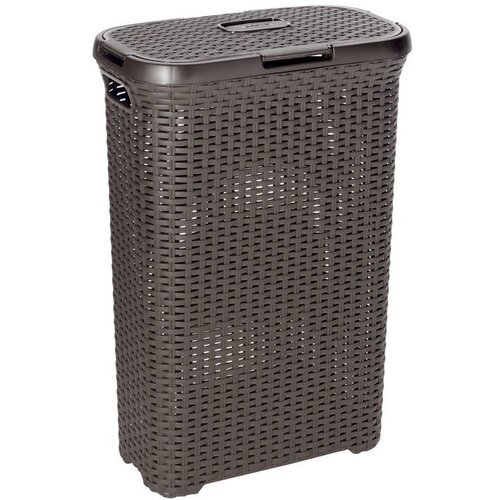 Curver Košara za perilo Keter Style (40 l, 45 x 27 x 62 cm, črna) Cene