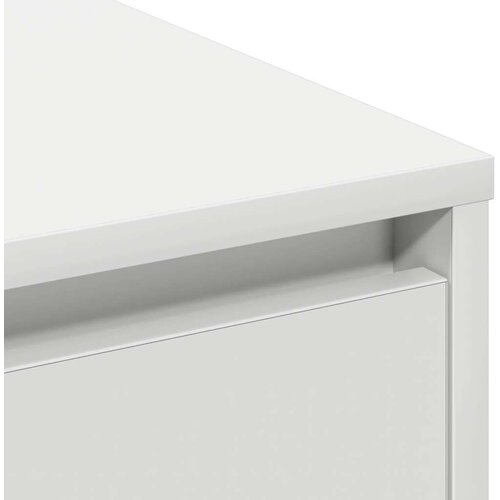  LED noćni ormarić bijele boje - 71x34.5x75 cm od konstruiranog drva Slike