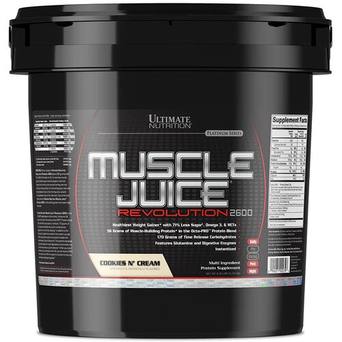 Ultimate Nutrition muscle juice revolution – protein za povećanje mišićne mase - krem sa keksom 5.04kg Cene