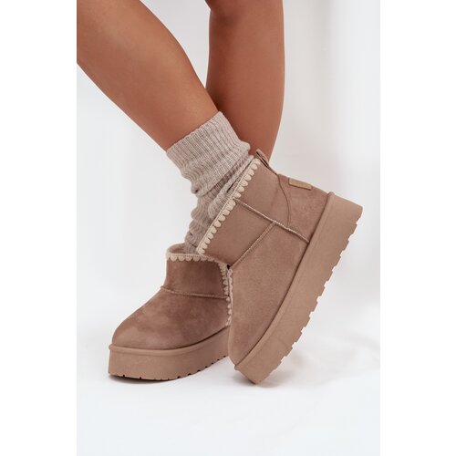 Big Star Women&amp;#039;s Snow Boots On Platform With Stitching Slike