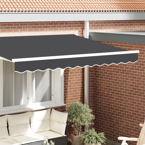 vidaXL Tenda s valjkom za okvir od 2.5 m Antracit 2.3x0.2 m Cijene