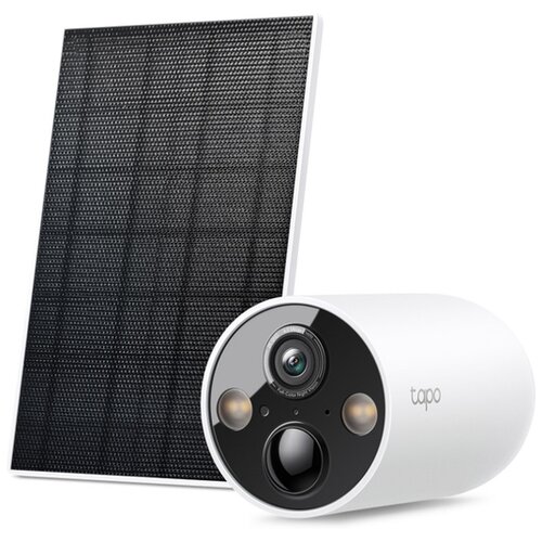 Tp-link tapo c425 kit smart wifi 2k qhd 4mp zunanja brezžična baterijska solarni panel bela nadzorna kamera Cene