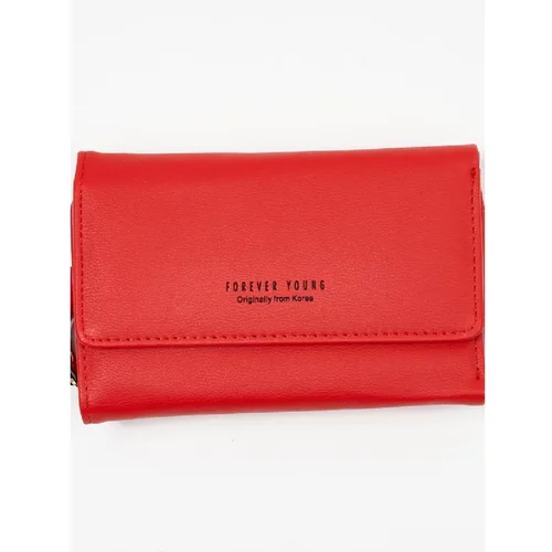 SHELOVET Classic women's wallet red