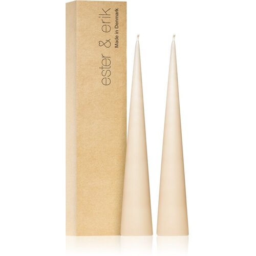 ester & erik cone candles ice latte (no. 11) ukrasna svijeća 2x25 cm Cijene