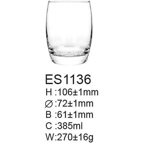 Staklena casa 6/1 ES1136 Slike