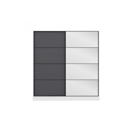 Hanah home Kale 3163 Ormar, 180x190x52cm, Bijelo-antracit Slike