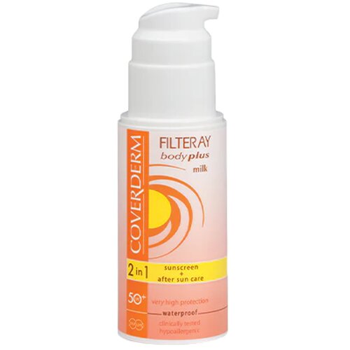  Coverderm Filteray Body Plus Milk SPF 50 - Krema za sunčanje Cene
