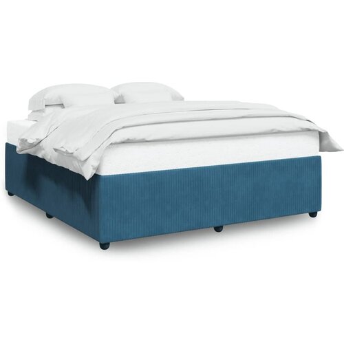 vidaXL Okvir za krevet plavi 200x200 cm baršunasti Cene