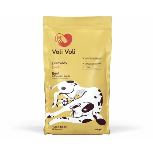 Voli Voli - Everyday Love, govedina s bučinim sjemenkama, hrana za pse, 10 kg