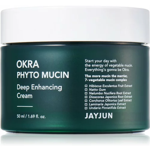 Jayjun Okra Phyto Mucin revitalizirajuća hidratantna krema za lice 50 ml