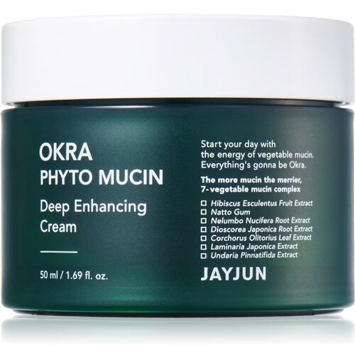 Jayjun Okra Phyto Mucin revitalizirajuća hidratantna krema za lice 50 ml Slike