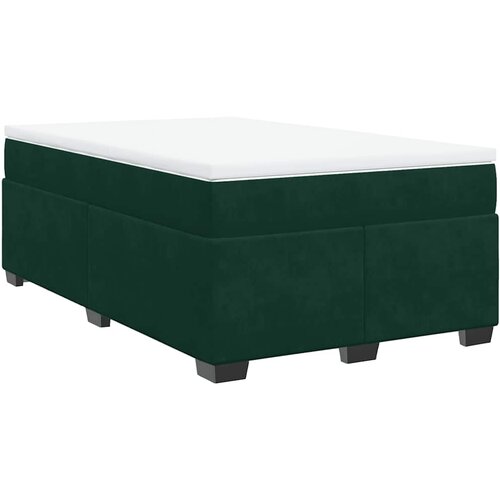  Krevet box spring s madracem tamnozeleni 120x190 cm bar&amp;scaron;unasti Slike