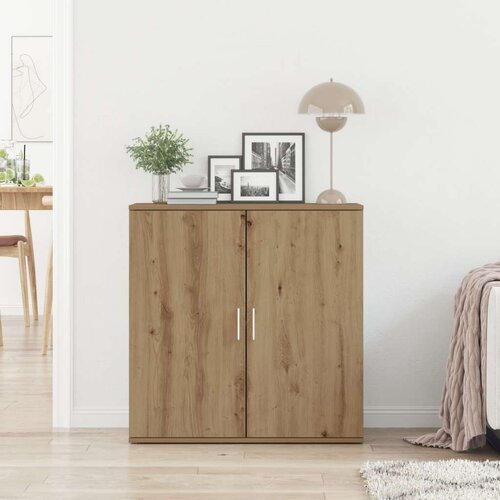  Komoda Artisan Oak 79x38x80 cm Konstruirano drvo Slike