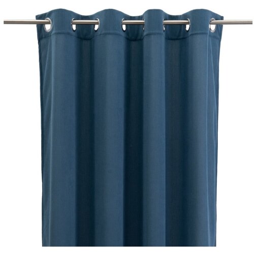 Casa Selección Plava zavjesa od samta 140x260 cm Merely – Cijene
