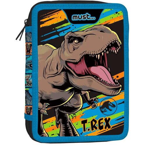 Luna must - jurassic world: t-rex dvostruka napunjena pernica 15x21cm Cijene