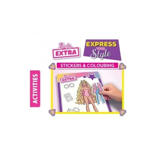 Barbie Modna knjiga za crtanje, Express your style, Ljubičasta