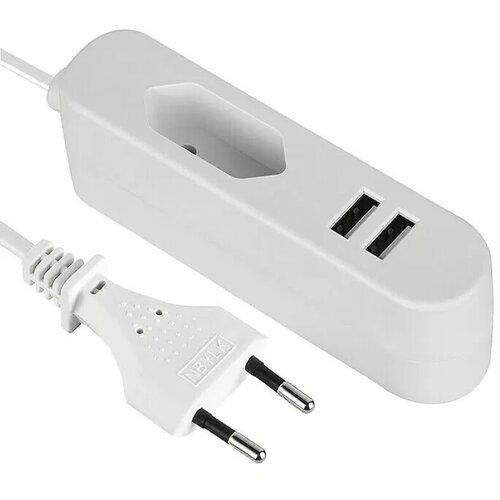 VOLTOMAT Produžni kabel (Bijele boje, 1,4 m, Maksimalna priključna snaga: 575 W) Slike