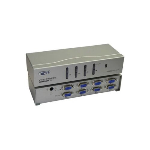  vga matrix svič &amp;amp; spliter CKL-444R 4-IN/4-OUT with remote control, bandwidth 250MHz, 1920x1440p, extend the signal up to 65m Slike