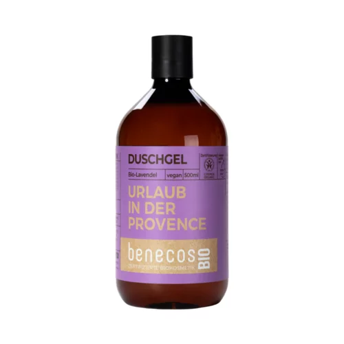 Benecos benecosBIO gel za prhanje "Urlaub in der Provence" - 500 ml