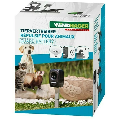 Windhager Ultrazvučni rastjerivač životinja Guard Batterie (Učinkovitost: 40 m²)