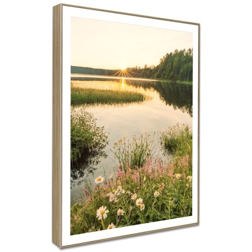 Knor Slika 40x50 cm Down on the Lake Slike