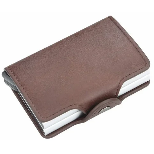  BAELLERRY K9121 Credit Card Holder Wallet RFID Coffee