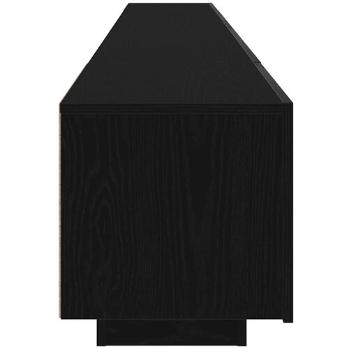  Set TV komoda 3 pcs Crna 260 x 35 x 40 cm Konstruirano drvo Slike