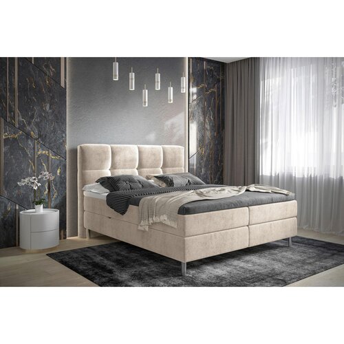 Esposa POSTELJA Z VZMETNICO 140 cm x 200 cm , tekstil bež Slike